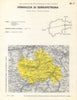 Italy wine. Vernaccia di Serrapetrona DOC. Marche. Macerata 1976 old map