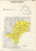 Italy wine. Aleatico di Gradoli DOC. Lazio. Viterbo 1976 old vintage map chart