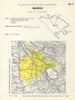 Italy wine. Marino DOC. Lazio. Roma 1976 old vintage map plan chart