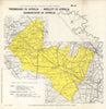 Italy wine. Trebbiano & Merlot di Aprilia DOC. Sangiovese di Aprilia 1976 map