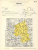 Italy wine. Taurasi DOC. Campania. Avellino 1976 old vintage map plan chart