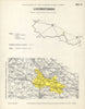 Italy wine. Locorotondo DOC. Puglia. Bari e Brindisi 1976 old vintage map