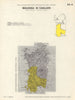 Italy wine. Malvasia di Cagliari DOC. Sardegna. Cagliari 1976 old vintage map