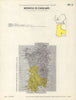 Italy wine. Monica di Cagliari DOC. Sardegna. Cagliari 1976 old vintage map