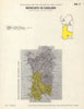 Italy wine. Monica di Cagliari DOC. Sardegna. Cagliari 1976 old vintage map
