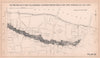 1862-4 Southwark Street development plan. Bankside London 1898 old antique map