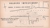 1867 High Holborn. Removal of Middle Row at Grays Inn Road 1898 old map