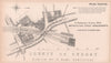 1883 Walworth Road/Newington Butts widening. Elephant & Castle station 1898 map