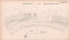 1869 Victoria Embankment plan. Charing Cross - Temple. Strand 1898 old map