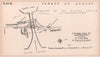 1891 Isle of Dogs Blackwall Basin Entrance Preston's Road Bridge 1898 old map