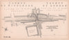 1894 Highgate Archway reconstruction. Archway Road. Hornsey Lane 1898 old map