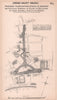 1897 Aldwych & Kingsway development proposal. Strand to Holborn 1898 old map