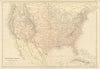 USA. Shows Oklahoma as 