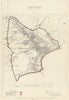 Dover, Kent. JAMES. PARLIAMENTARY BOUNDARY COMMISSION 1868 old antique map