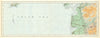 Isle of Man Lancashire Ribble Blackpool Preston. ORDNANCE SURVEY 1922 old map