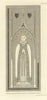 Gravestone of William de Fulburne, in Fulbourn Church. LYSONS 1810 old print