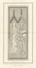 Gravestone of Sir John de Creke, Westley Waterless Church. LYSONS 1810 print
