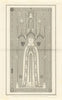 Gravestone of John de Sleford, in Balsham Church, 1301. LYSONS 1810 old print
