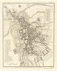 Plan of the University and Town of Cambridge by Samuel Neele 1810 old map