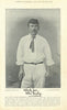Arthur Shrewsbury. Opening batsman. Nottinghamshire cricketer 1895 old print