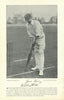 William Chatterton. All-rounder. Derbyshire cricketer 1895 old antique print