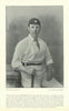 Robert Henderson. All-rounder. Surrey cricketer 1895 old antique print picture