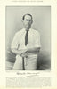 Henry William Russell Bencraft. Batsman. Hampshire cricketer 1895 old print