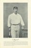 Thomas Walter Hayward. Batsman. Surrey cricketer 1895 old antique print