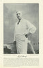 Richard Daft. Batsman. Nottinghamshire cricketer 1895 old antique print