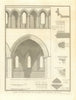 Part of the Nave of Lanercost Priory Church, Cumberland. Cumbria. VULLIAMY 1816