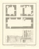 Plans & Section, St. John the Evangelist Church, Newton Arlosh, Cumbria 1816 map