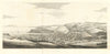 South view of Whitehaven, Cumbria. Panorama by Joseph Farington 1816 old print