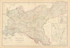 Prussia and Mecklenburg by Edward Weller. Germany & Poland 1859 old map