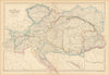 The Austrian Empire. Hungary Dalmatia Venice Czechia Galicia. WELLER 1859 map