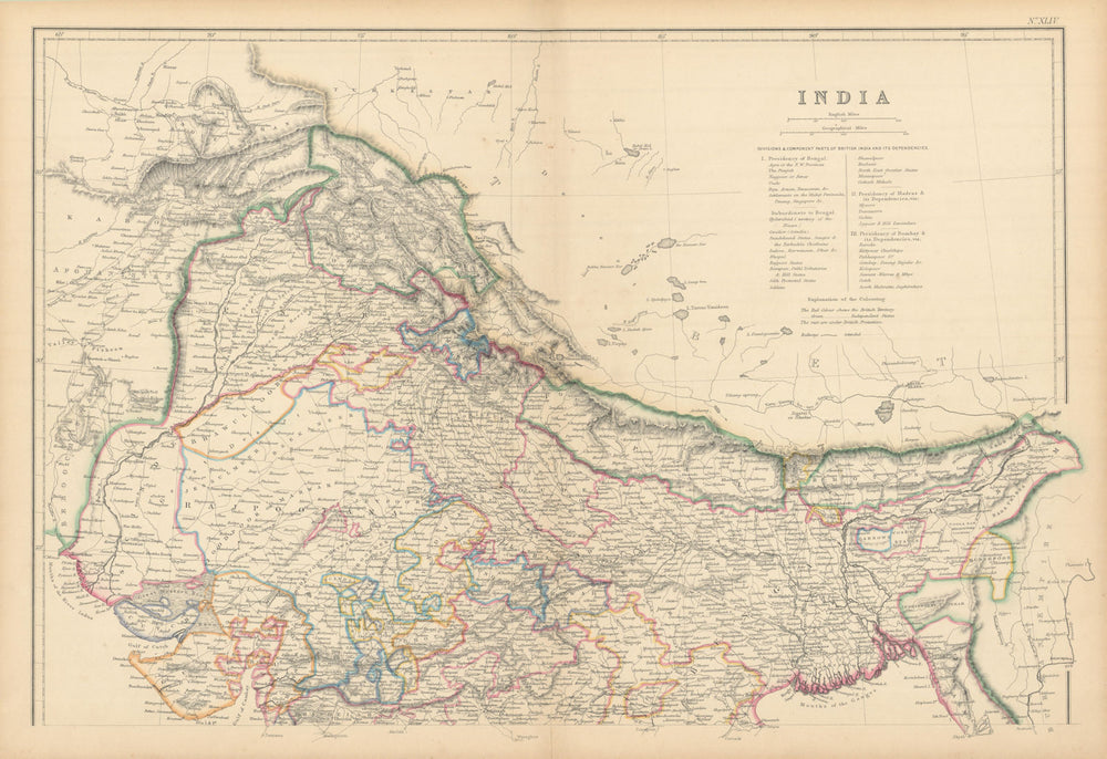 Northern India. Independent Kashmir. Proposed railways. WELLER 1859 old map