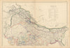 Northern India. Independent Kashmir. Proposed railways. WELLER 1859 old map