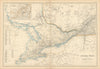 Canada West & part of Canada East. Montreal environs. Ontario. LOWRY 1859 map