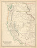 United States of North America, Pacific States by Joseph Wilson Lowry 1859 map