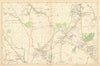 FINCHLEY/HENDON Mill Hill Colindale Colney Hatch Fortis Green. BACON  1900 map