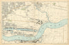 WEST/EAST HAM & BARKING Plaistow Woolwich Thamesmead Beckton. BACON  1900 map
