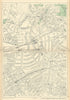 West HAMPSTEAD St. John's Wood Swiss Cottage Kilburn Finchley Road 1900 map