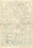 CAMDEN TOWN Holloway Tufnell Park King's Cross Kentish Town Barnsbury 1900 map