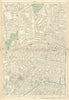 HIGHBURY Hoxton Kingsland Stoke Newington Canonbury De Beauvoir Town 1900 map
