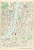 WESTMINSTER Lambeth Kennington Waterloo Vauxhall Oval Pimlico Lambeth 1900 map