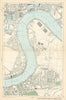 North GREENWICH Peninsula & BLACKWALL Cubitt Town West India Docks 1900 map
