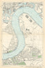 North GREENWICH Peninsula & BLACKWALL Cubitt Town West India Docks 1900 map