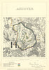 Andover, Hampshire. JAMES. Parliamentary Boundary Commission 1868 old map