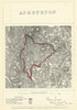 Ashburton, Devon. JAMES. Parliamentary Boundary Commission 1868 old map