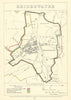 Bridgwater, Somerset. JAMES. Parliamentary Boundary Commission 1868 old map