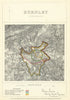 Burnley, Lancashire. JAMES. Parliamentary Boundary Commission 1868 old map